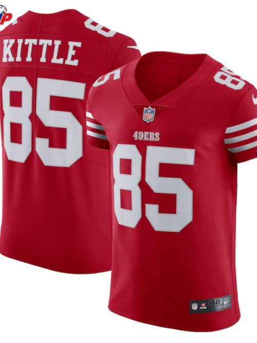 George Kittle San Francisco 49ers Nike Vapor Elite Jersey - Scarlet