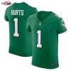 Jalen Hurts Philadelphia Eagles Nike 2nd Alternate Vapor F.U.S.E. Elite Jersey - Kelly Green