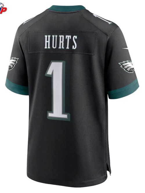 Jalen Hurts Philadelphia Eagles Nike Alternate Game Jersey - Black