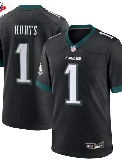 Jalen Hurts Philadelphia Eagles Nike Alternate Game Jersey - Black