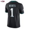 Jalen Hurts Philadelphia Eagles Nike Alternate Vapor F.U.S.E. Limited Jersey - Black