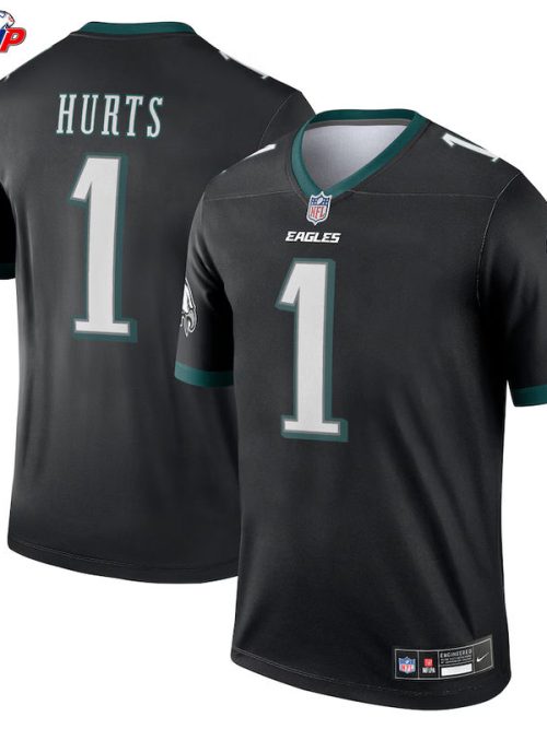 Jalen Hurts Philadelphia Eagles Nike Legend Player Performance Top - Black