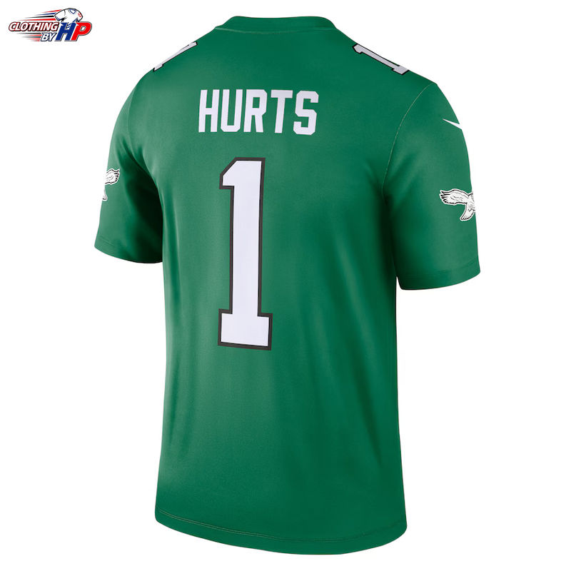 Jalen Hurts Philadelphia Eagles Nike Legend Player Performance Top - Kelly Green