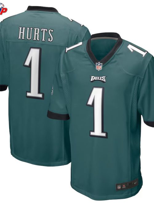 Jalen Hurts Philadelphia Eagles Nike Player Jersey - Midnight Green