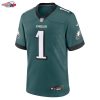 Jalen Hurts Philadelphia Eagles Nike Team Game Jersey - Midnight Green