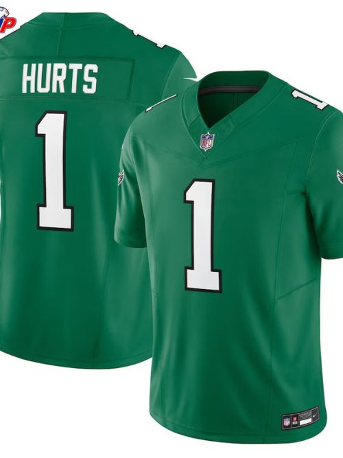 Jalen Hurts Philadelphia Eagles Nike Vapor F.U.S.E. Limited Jersey - Kelly Green