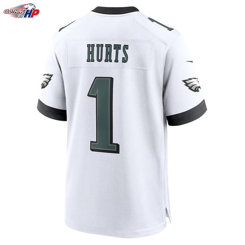 Jalen Hurts Philadelphia Eagles Nike White Game Jersey - White