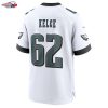 Jason Kelce Philadelphia Eagles Nike White Game Jersey - White