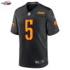 Jayden Daniels Washington Commanders Nike Alternate Game Player Jersey - Black
