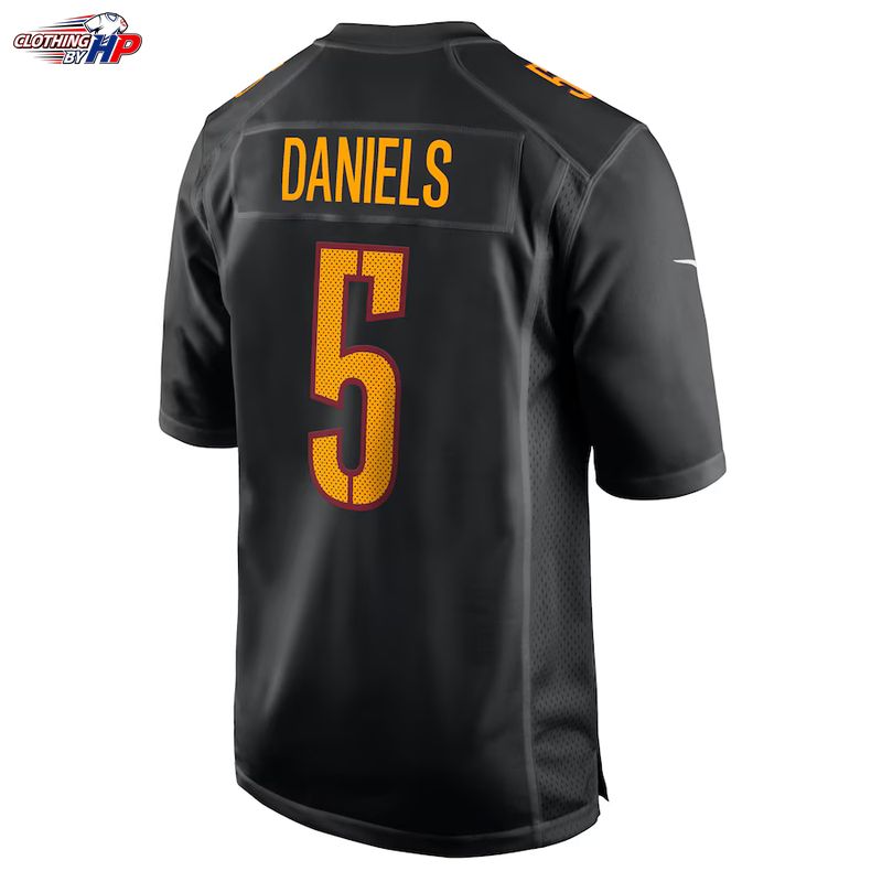 Jayden Daniels Washington Commanders Nike Fashion Jersey - Carbon Black