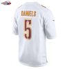 Jayden Daniels Washington Commanders Nike Fashion Jersey - Tundra White