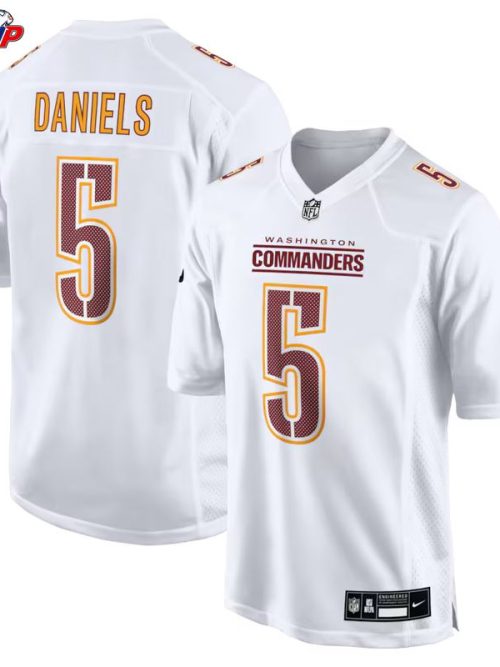 Jayden Daniels Washington Commanders Nike Fashion Jersey - Tundra White