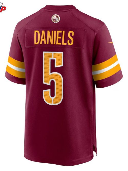 Jayden Daniels Washington Commanders Nike Player Game Jersey - Burgundy