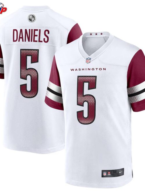 Jayden Daniels Washington Commanders Nike Player Game Jersey - White