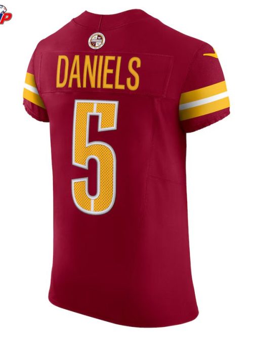Jayden Daniels Washington Commanders Nike Team Vapor F.U.S.E. Elite Jersey - Burgundy