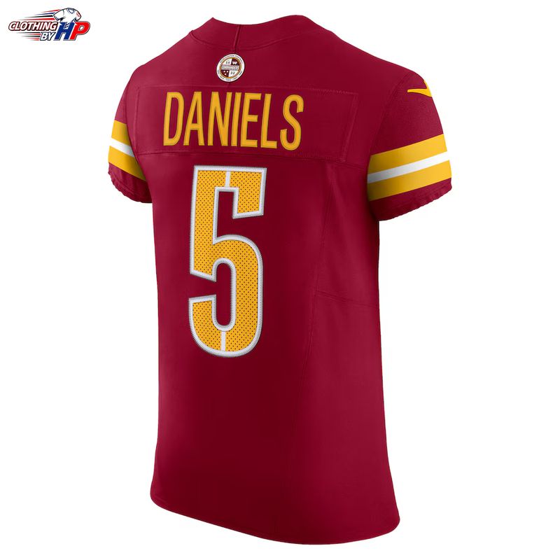 Jayden Daniels Washington Commanders Nike Team Vapor F.U.S.E. Elite Jersey - Burgundy