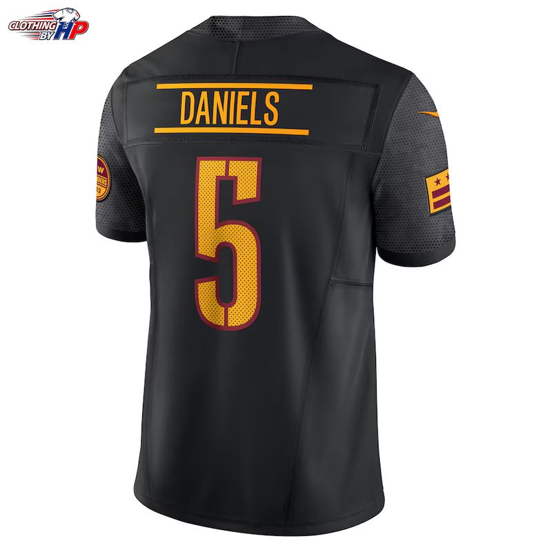 Jayden Daniels Washington Commanders Nike Vapor F.U.S.E. Limited Jersey - Black