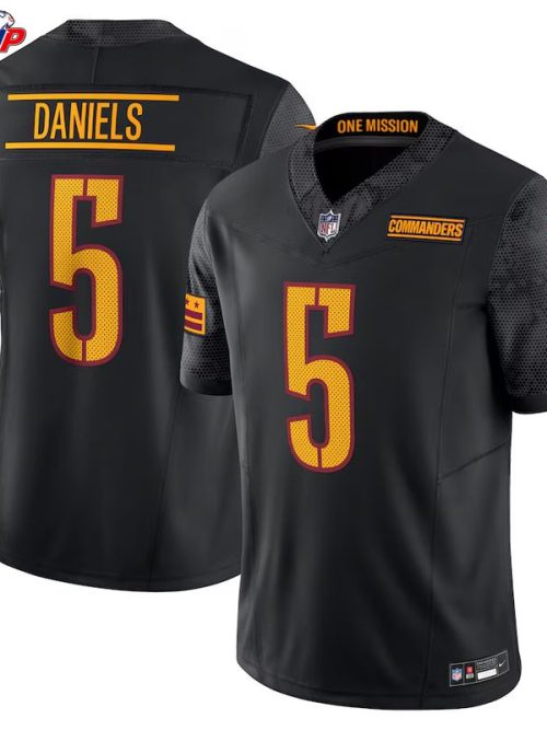 Jayden Daniels Washington Commanders Nike Vapor F.U.S.E. Limited Jersey - Black