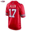 Josh Allen Buffalo Bills Nike Alternate Game Jersey - Red