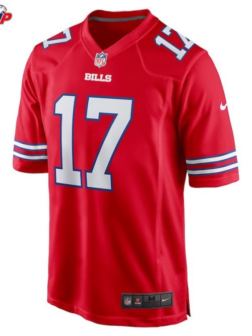 Josh Allen Buffalo Bills Nike Alternate Game Jersey - Red