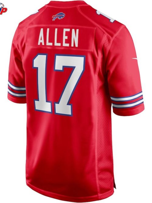 Josh Allen Buffalo Bills Nike Alternate Game Player Jersey - Red