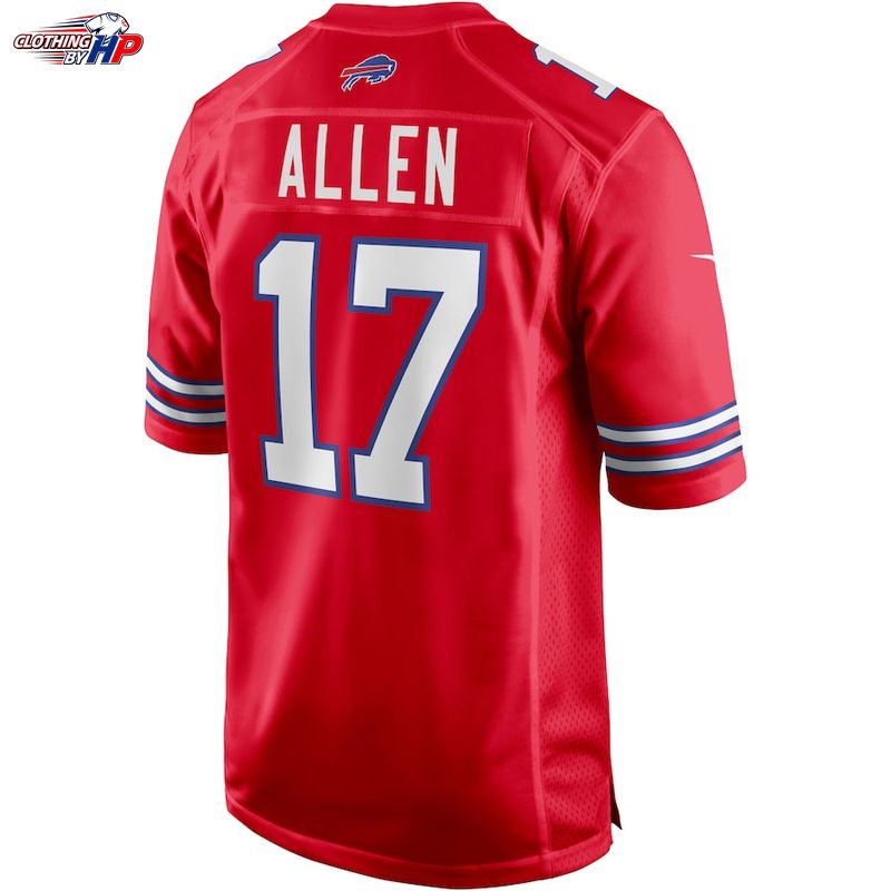 Josh Allen Buffalo Bills Nike Alternate Game Player Jersey - Red