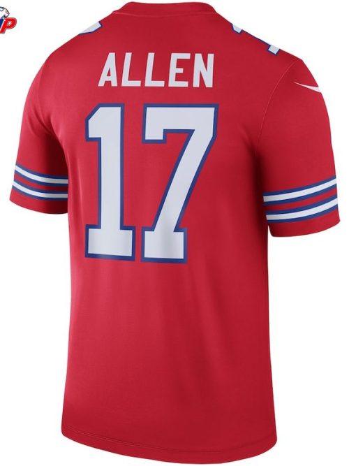 Josh Allen Buffalo Bills Nike Legend Player Performance Top - Red