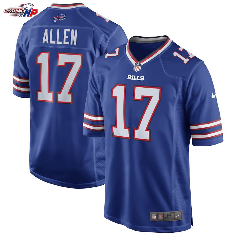 Josh Allen Buffalo Bills Nike Team Game Player Jersey - Royal