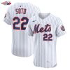 Juan Soto New York Mets Nike Home Elite Jersey - White