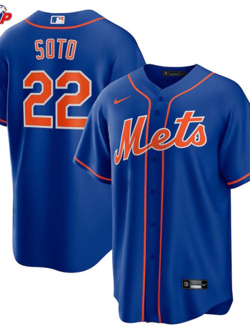Juan Soto New York Mets Nike Replica Player Jersey - Royal