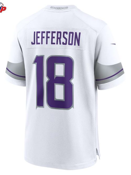 Justin Jefferson Minnesota Vikings Nike Alternate Game Player Jersey - White