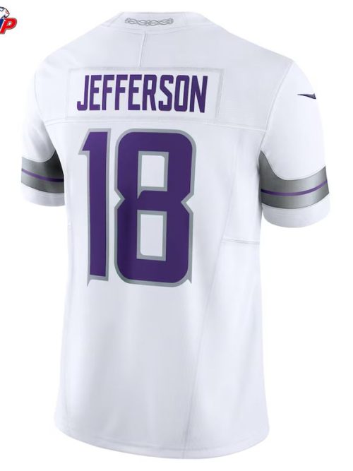Justin Jefferson Minnesota Vikings Nike Alternate Vapor F.U.S.E. Limited Jersey - White