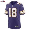 Justin Jefferson Minnesota Vikings Nike Classic Player Game Jersey - Purple