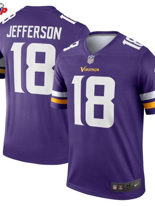 Justin Jefferson Minnesota Vikings Nike Legend Player Performance Top - Purple