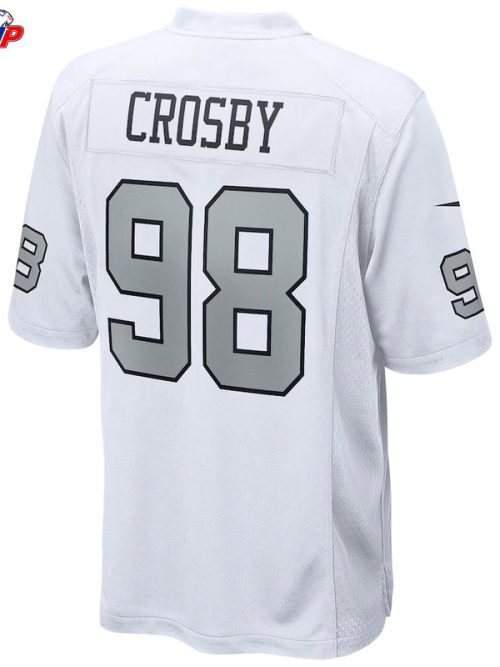 Maxx Crosby Las Vegas Raiders Nike Alternate Game Jersey - White
