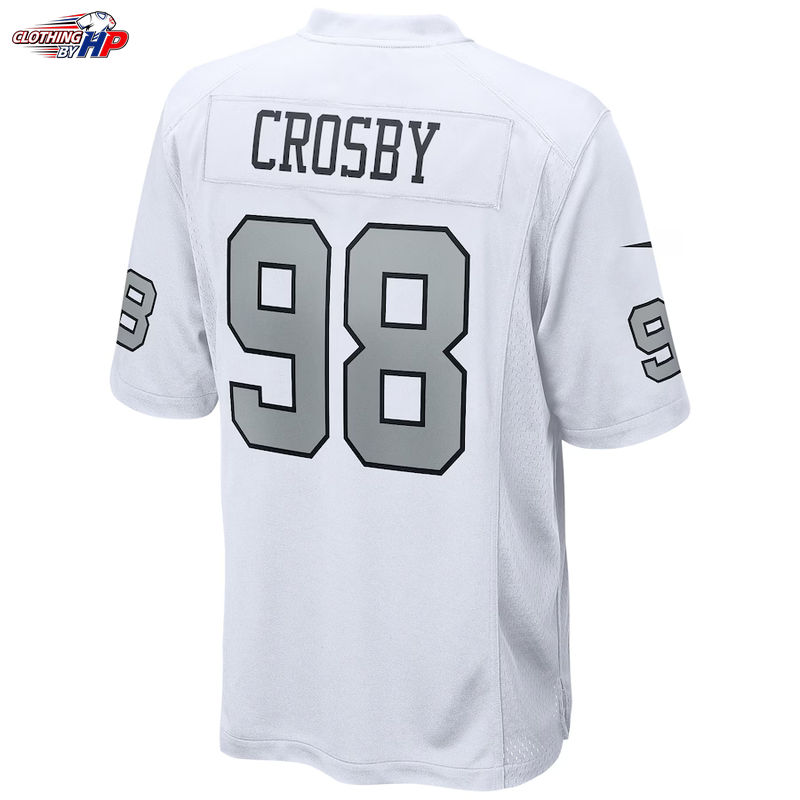 Maxx Crosby Las Vegas Raiders Nike Alternate Game Jersey - White