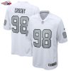 Maxx Crosby Las Vegas Raiders Nike Alternate Game Jersey - White