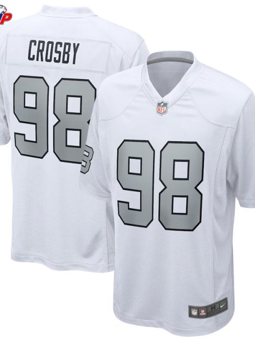 Maxx Crosby Las Vegas Raiders Nike Alternate Game Jersey - White