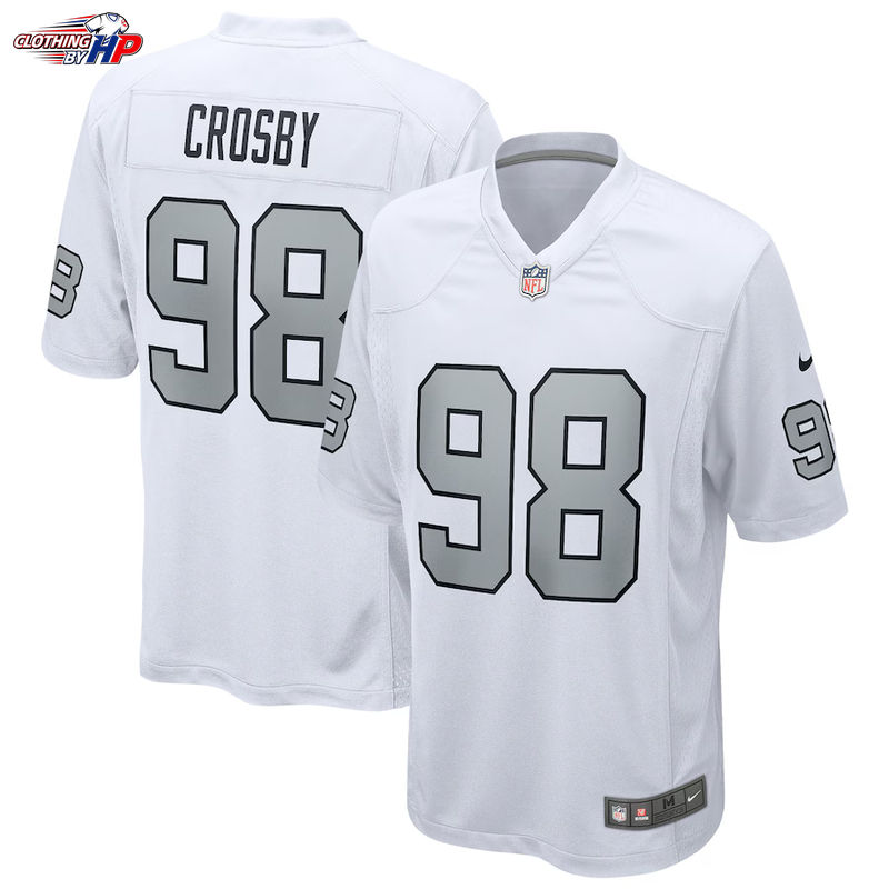 Maxx Crosby Las Vegas Raiders Nike Alternate Game Jersey - White