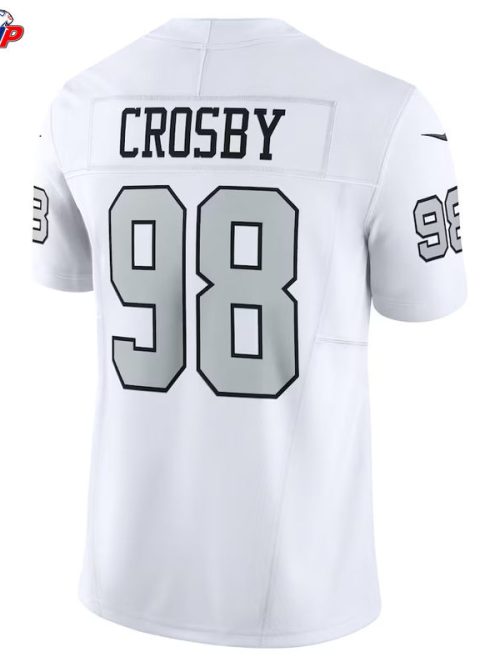 Maxx Crosby Las Vegas Raiders Nike Vapor F.U.S.E. Limited Jersey - White