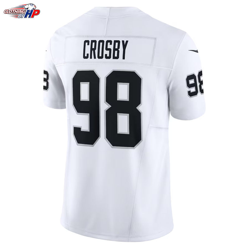 Maxx Crosby Las Vegas Raiders Nike Vapor F.U.S.E. Limited Jersey - White