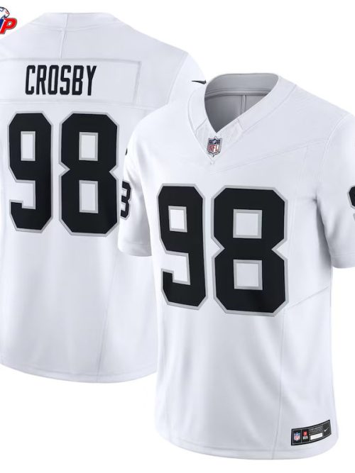 Maxx Crosby Las Vegas Raiders Nike Vapor F.U.S.E. Limited Jersey - White