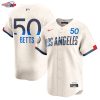 Mookie Betts Los Angeles Dodgers Nike 2024 City Connect Limited Player Jersey - Cream