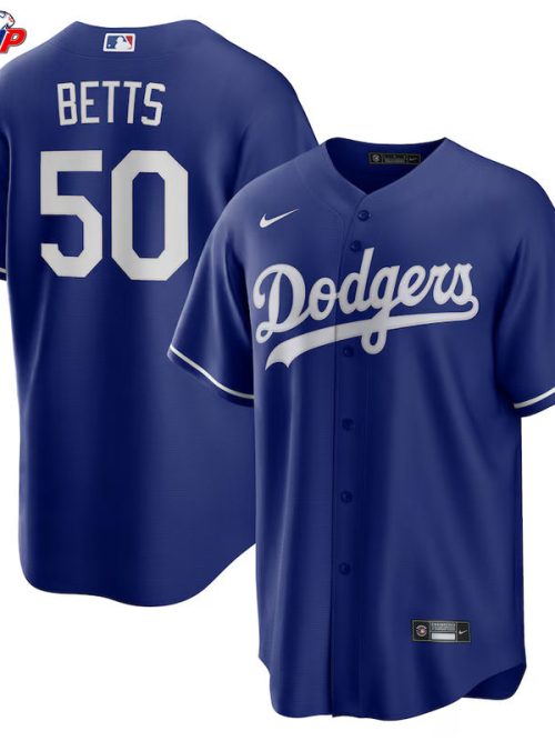Mookie Betts Los Angeles Dodgers Nike Alternate 2 Replica Jersey - Royal