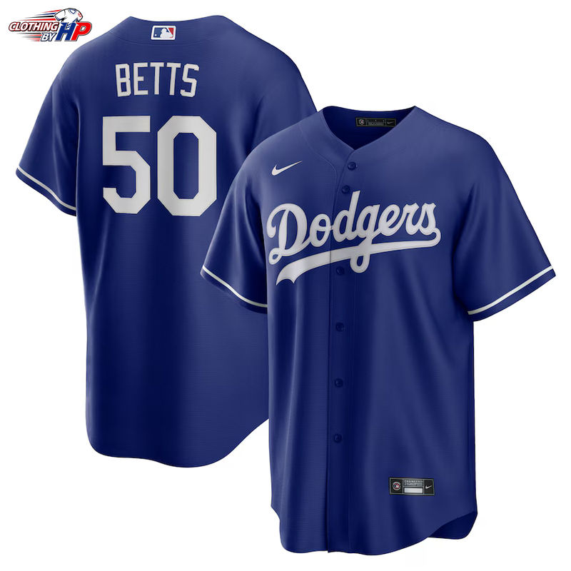 Mookie Betts Los Angeles Dodgers Nike Alternate 2 Replica Jersey - Royal