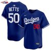 Mookie Betts Los Angeles Dodgers Nike Alternate Limited Player Jersey - Royal