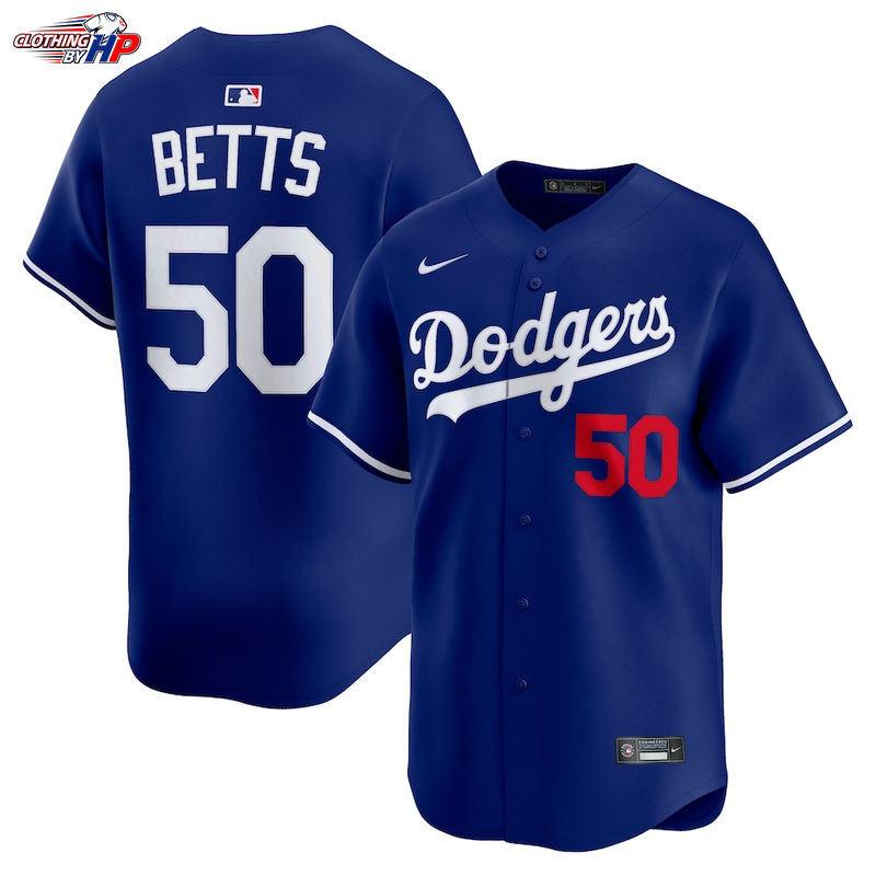 Mookie Betts Los Angeles Dodgers Nike Alternate Limited Player Jersey - Royal