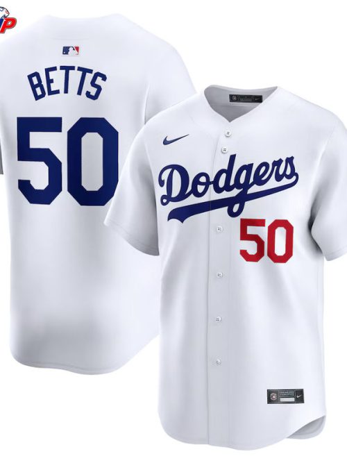 Mookie Betts Los Angeles Dodgers Nike Home Limited Player Jersey - White