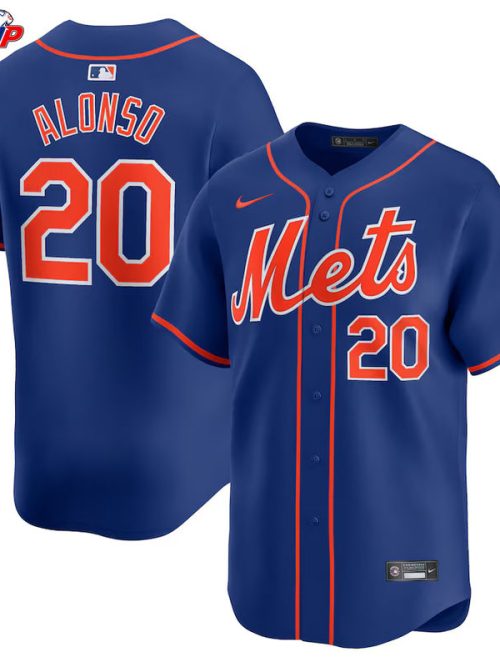 Pete Alonso New York Mets Nike Alternate Limited Player Jersey – Royal