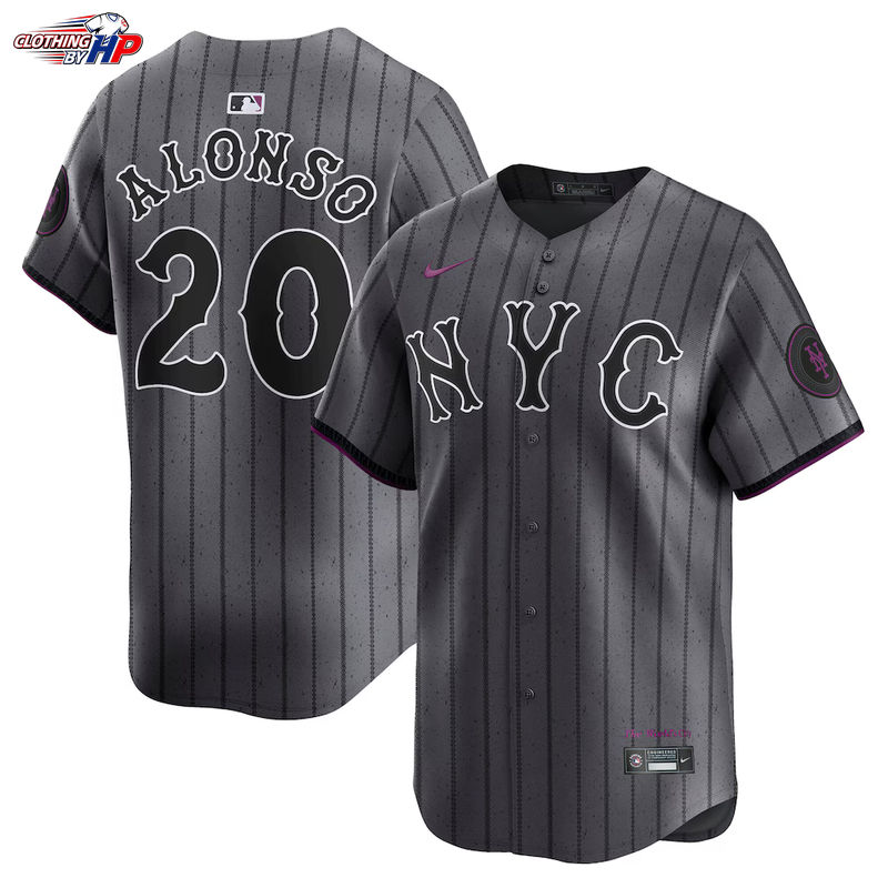 Pete Alonso New York Mets Nike City Connect Limited Jersey - Gray